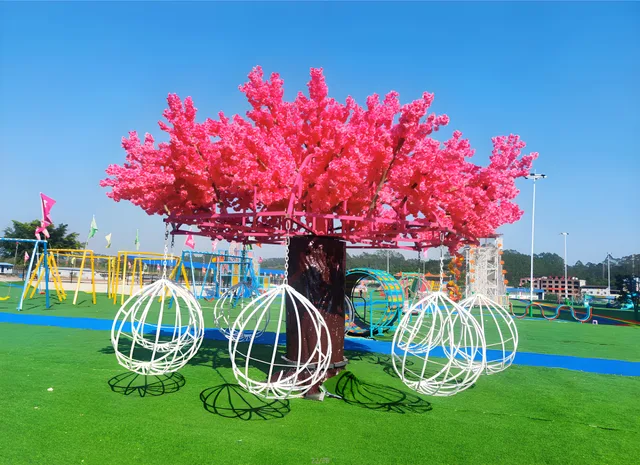 Cherry Blossom Tree Swing