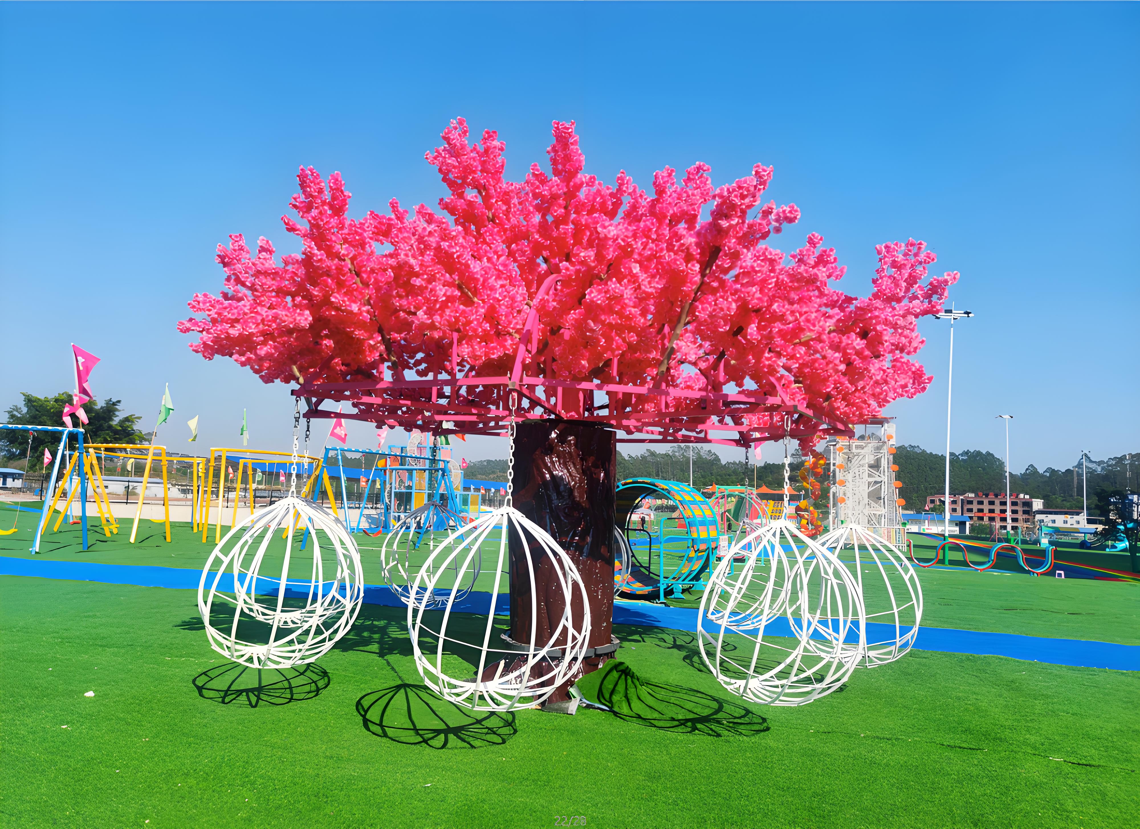 Columpio Árbol de los Deseos de Cerezo en Flor